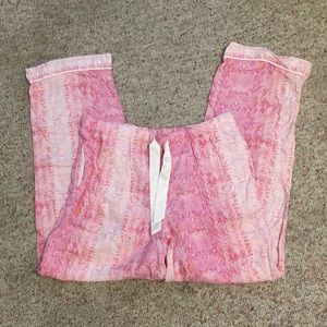 Victoria’s Secret Snakeskin Pink Pajama Pants